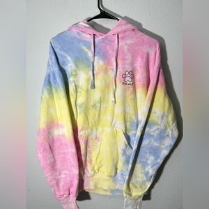 Pawz Tie-Dye Sun & Moon Hoodie - Size M